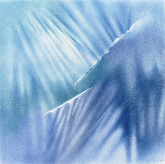 Carr&eacute; vert-eau