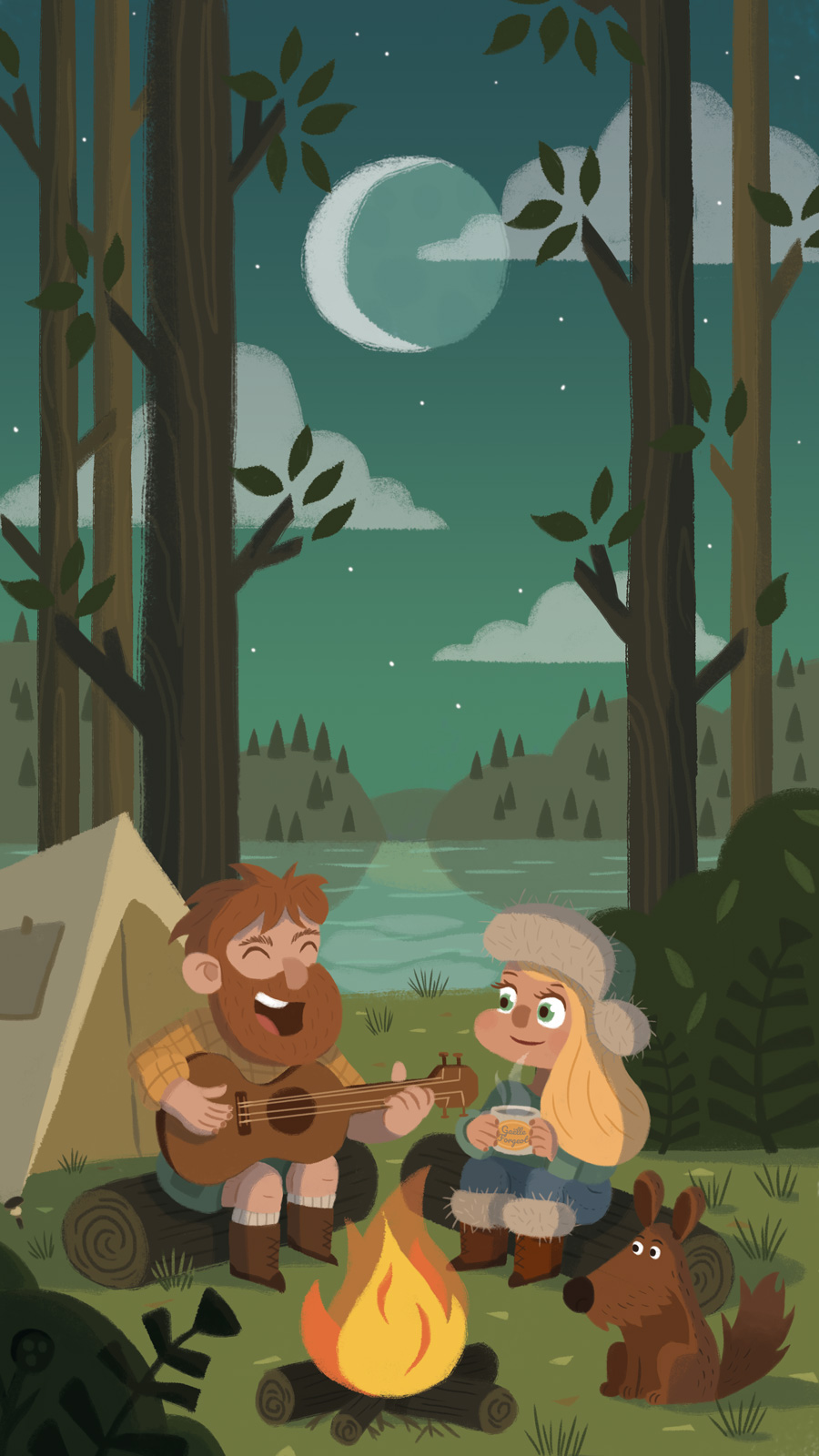 Forest camp