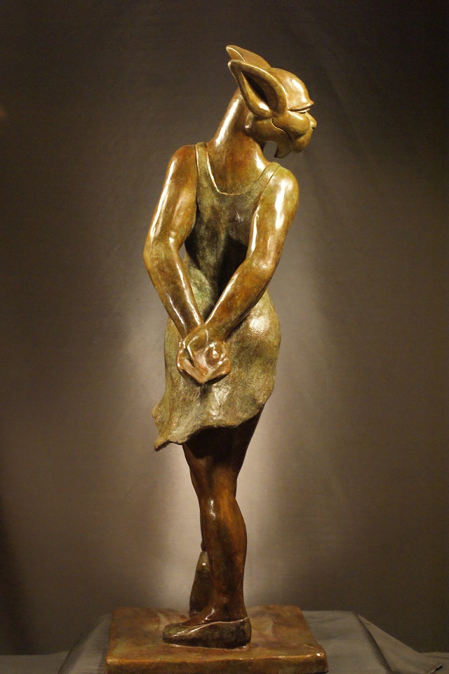 gargouille bronze danseuse Frédéric Vincent sculpteur<br/><span></span>