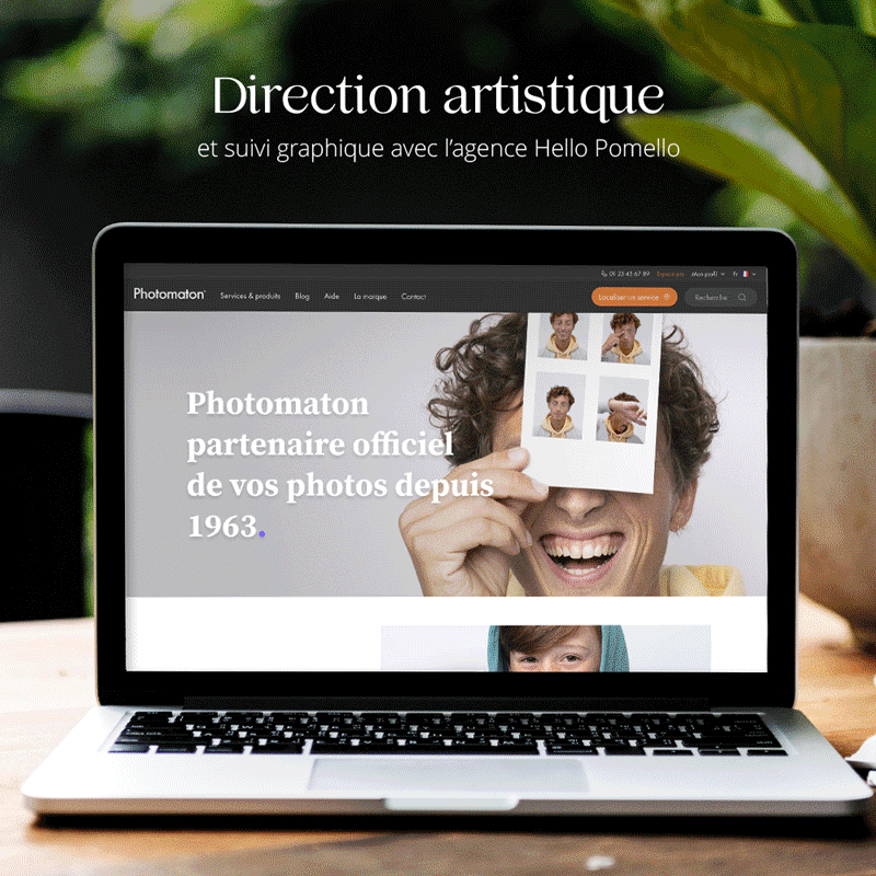 Site web Photomaton - Look & feel