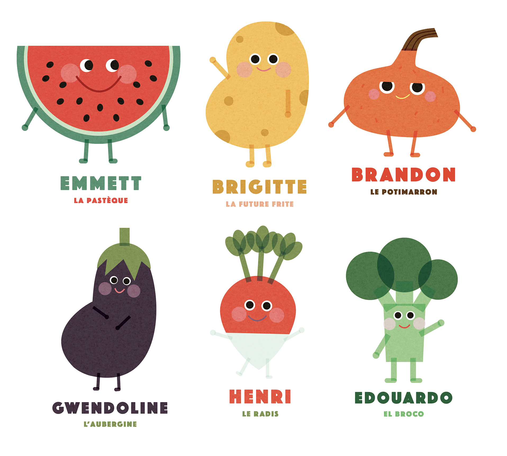 Les petits légumes et fruits