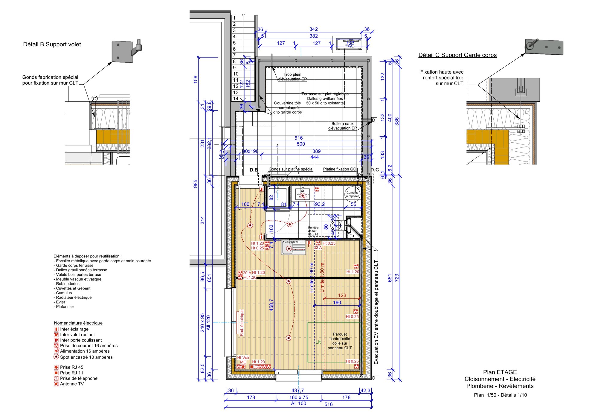 - Plan Etage