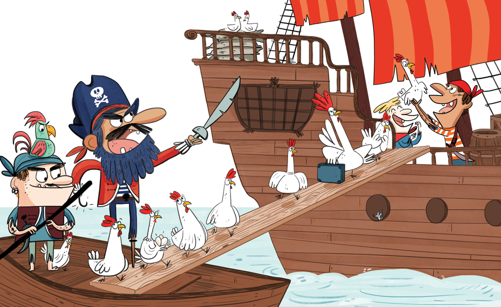 Pirate Chicken: All Hens on deck
