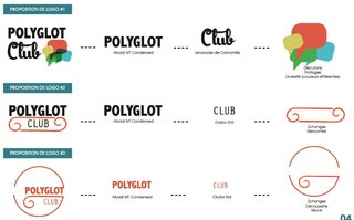Recherche Logotype " Polyglot"