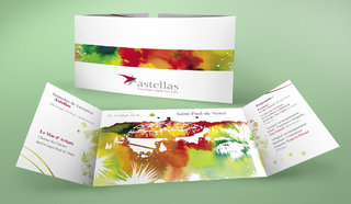 Plaquette à deux volets