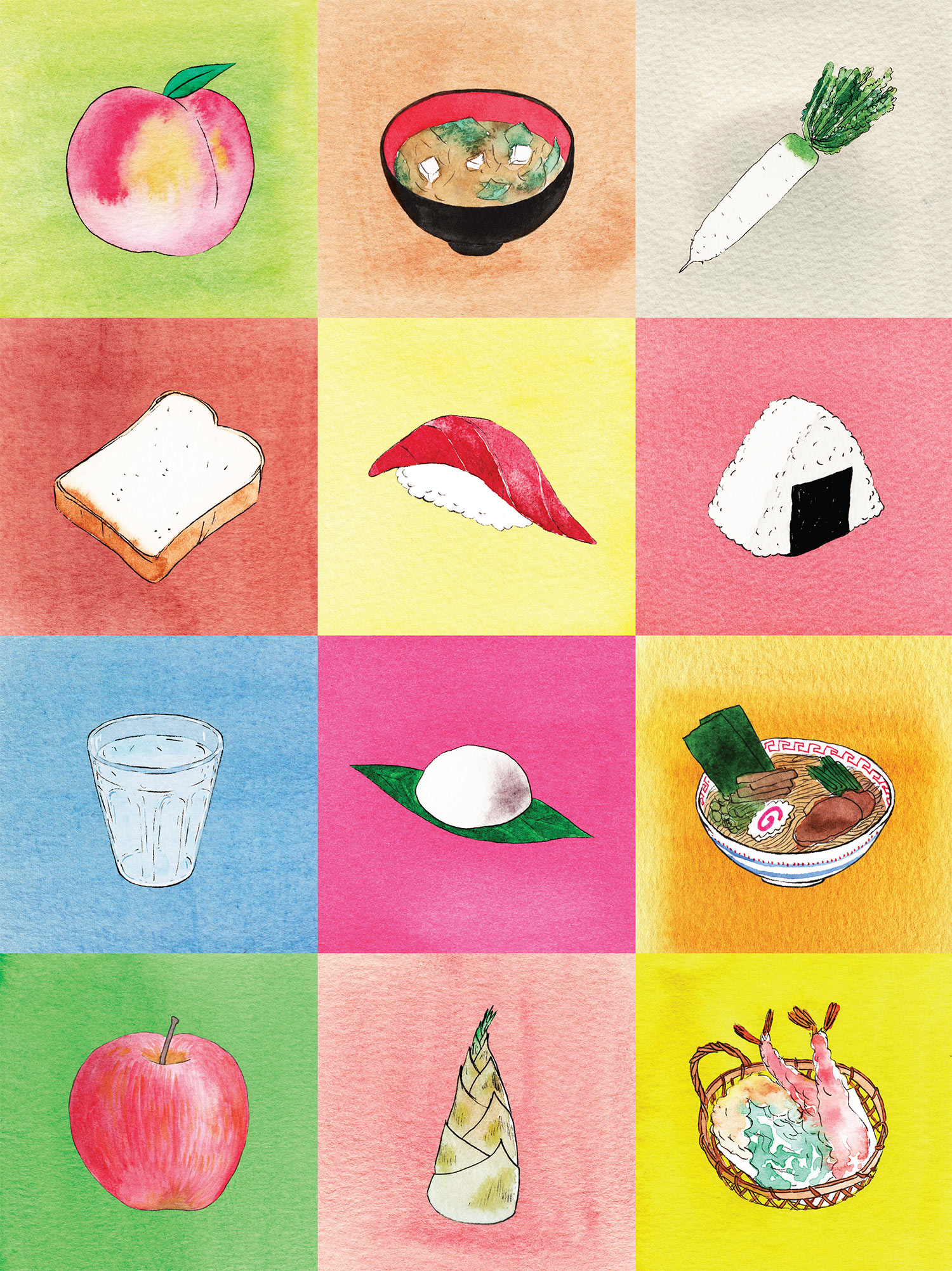 « Mon imagier japonais, les aliments »