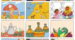 Dessins d'observation/ Voyage au Maroc - Julie Ferblantier-illustrateur jeunesse