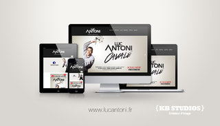 Luc Antoni - Site internet responsive design