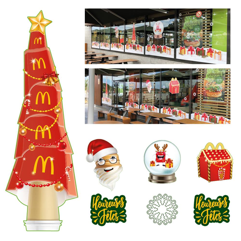 MCDONALD'S • campagne Noël Déco Restaurant