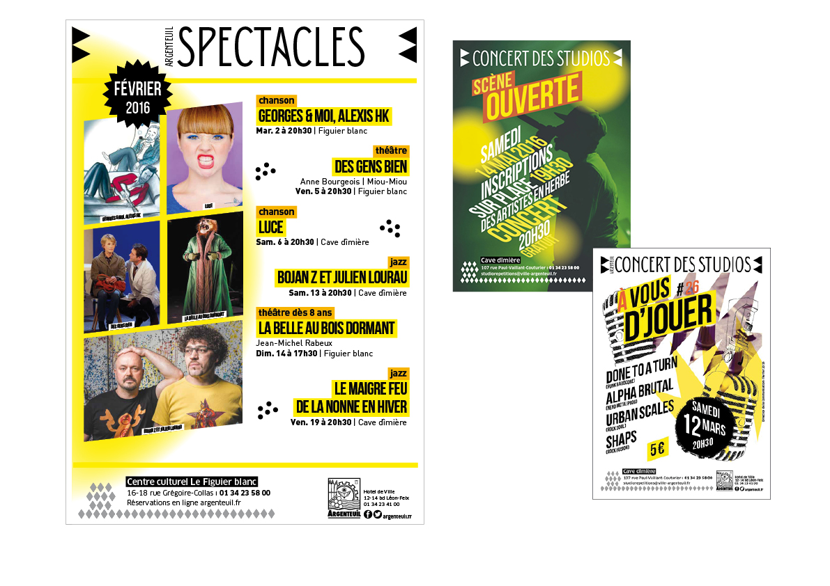 Affiches Spectacle
