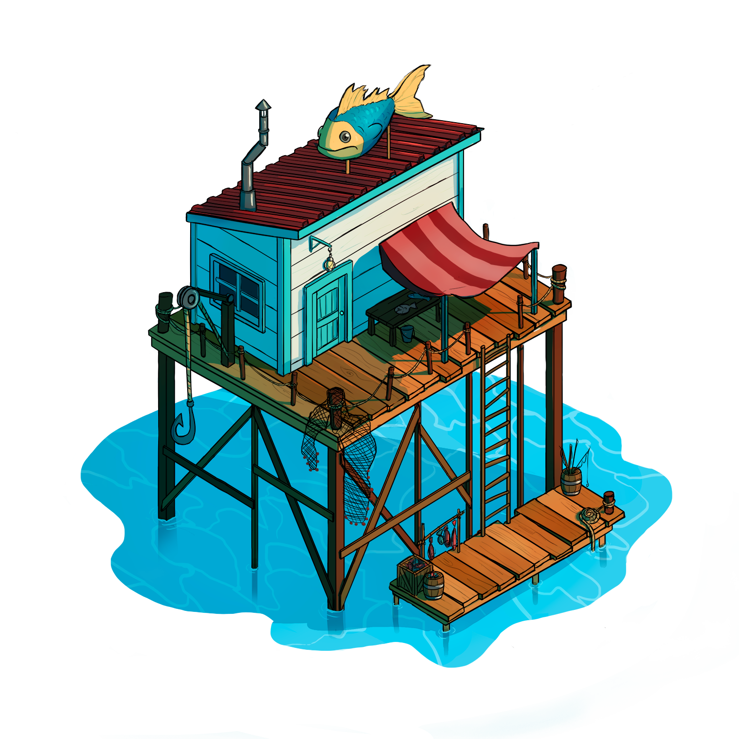 Cabane de pêche