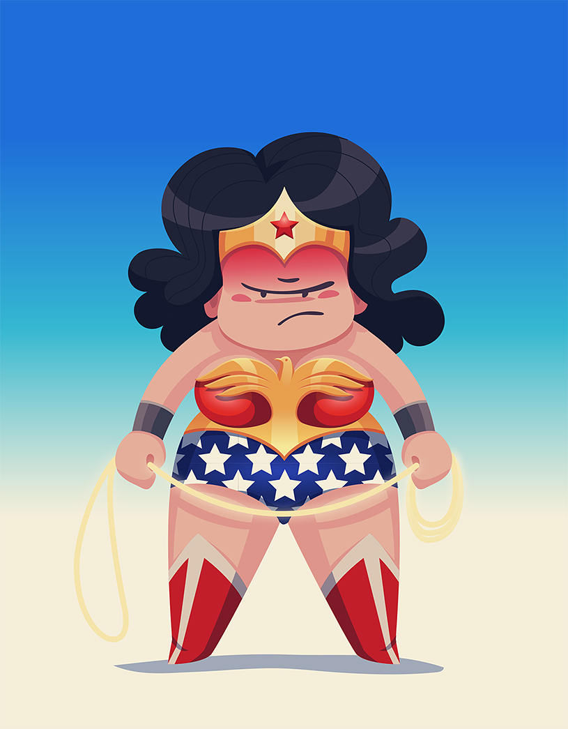 Curvy Wonder Woman