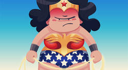 Curvy Wonder Woman -  Lapilune-illustrateur