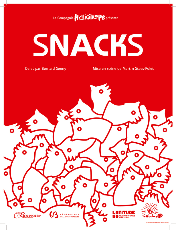 Affiche "Snacks", Cie Héliotrope
