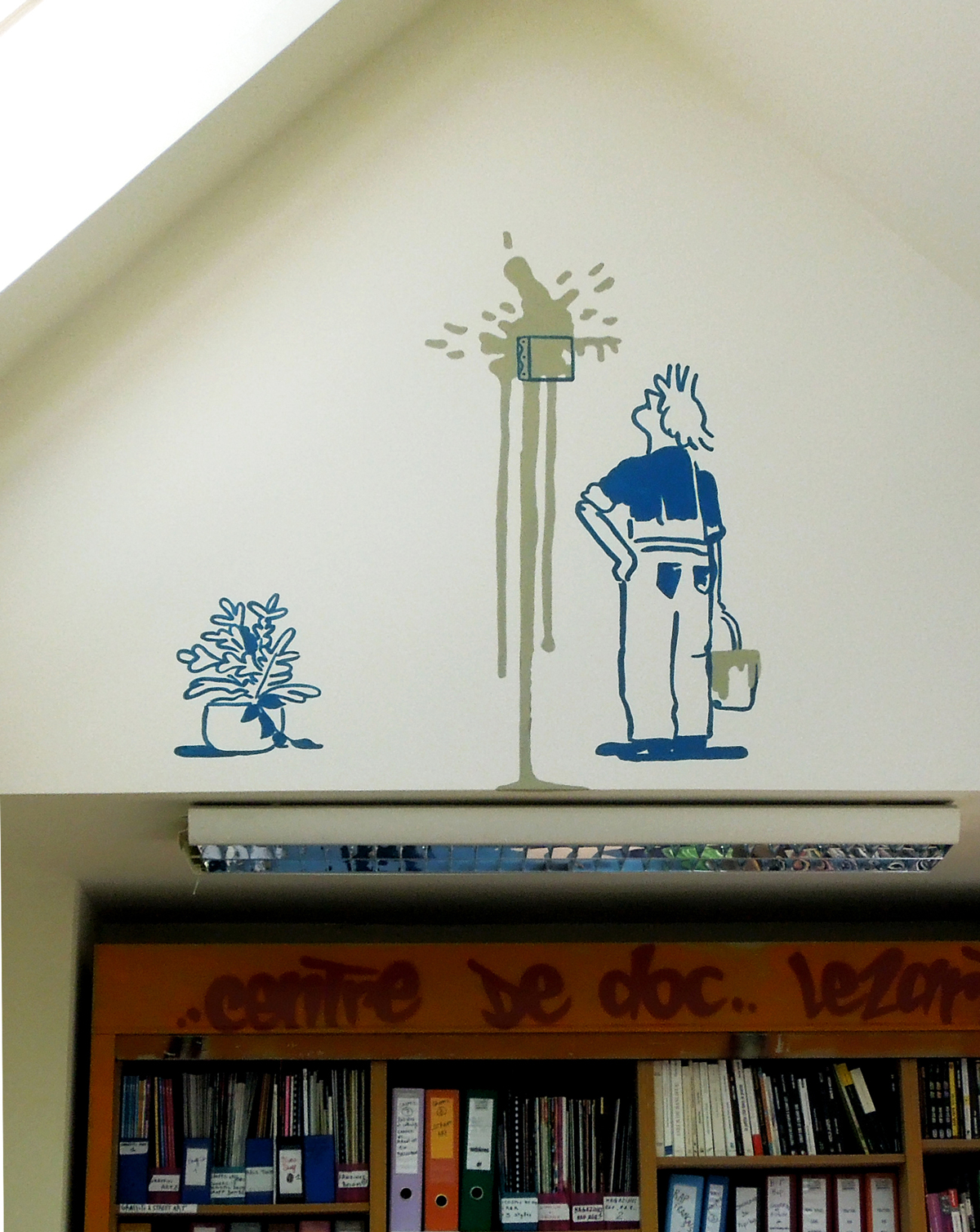 Plafond Bibliothèque Communale de Saint-GILLES, 2018