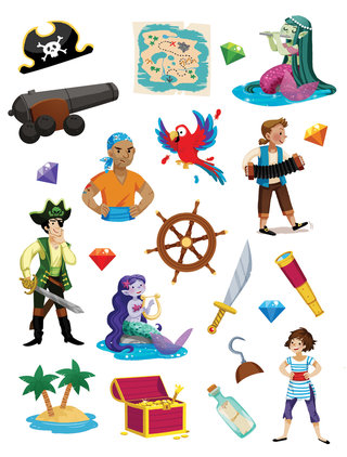 Stickers Pirates