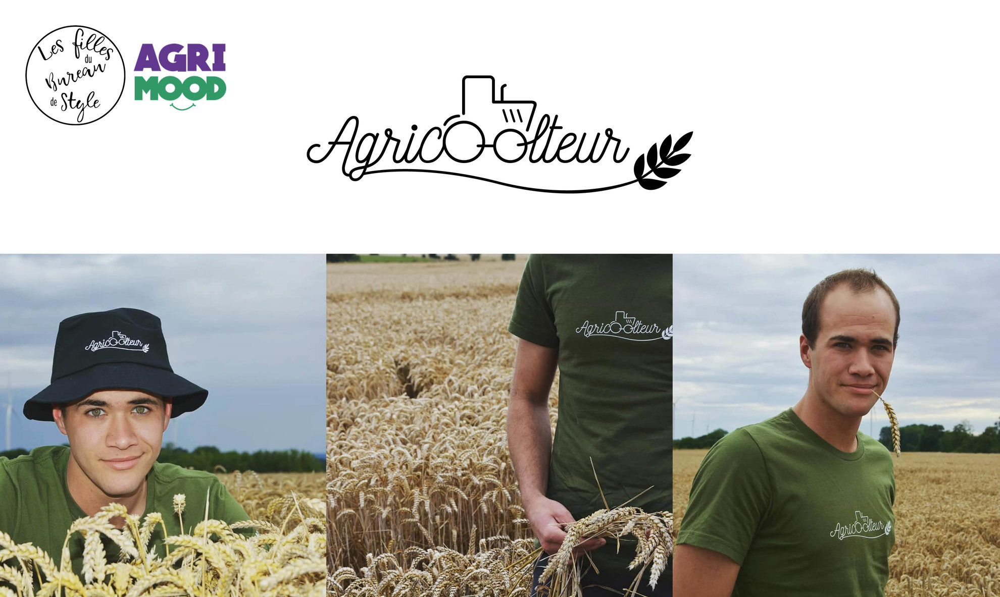 Agricoolteur logo textile et communication.