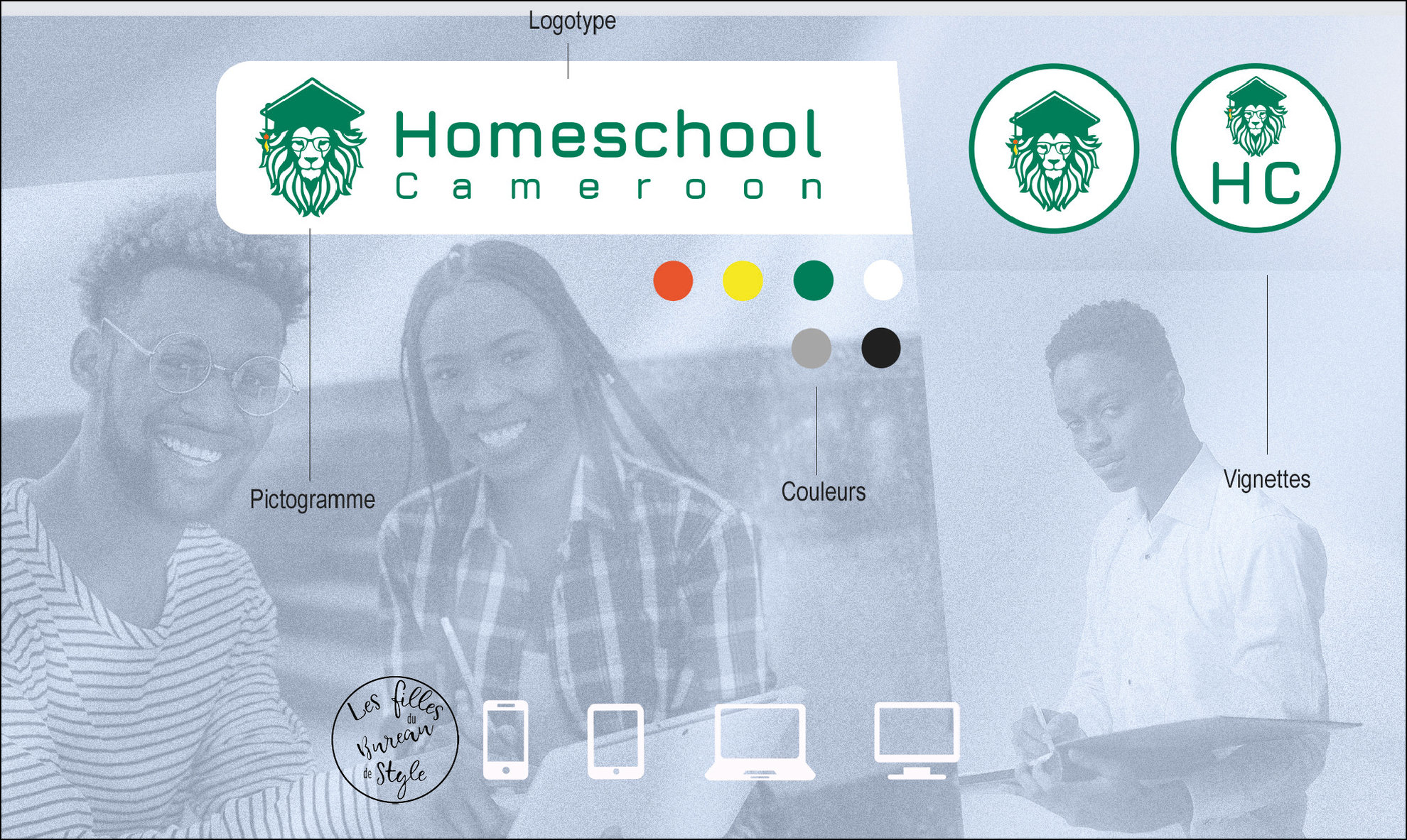 Homeschool Cameroon, identité visuelle