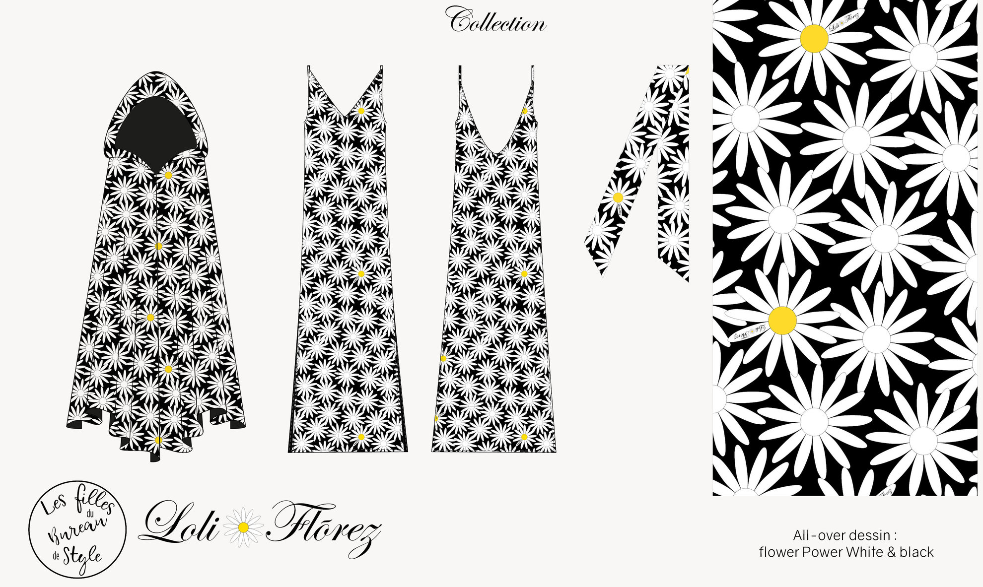 Collection design textile et formes pour Loli Flõrez.