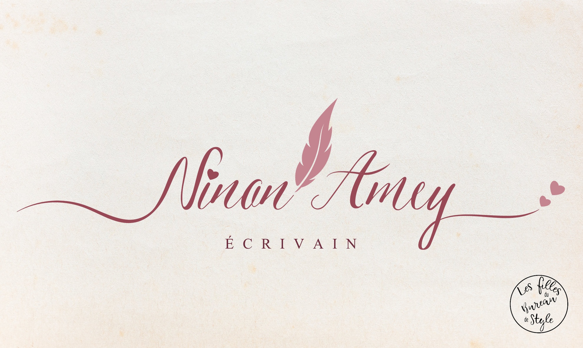 Logotype pour l'écrivain Ninon Amey.