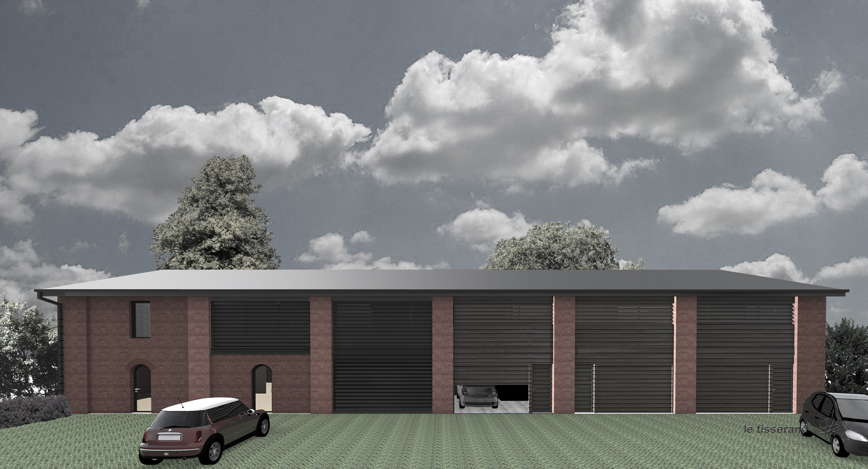 Design appartements dans un corps de ferme Occitanie