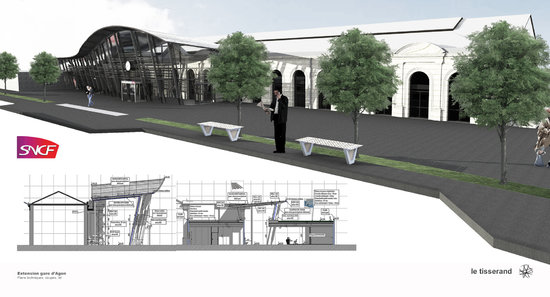 Design Gare Nouvelle Aquitaine