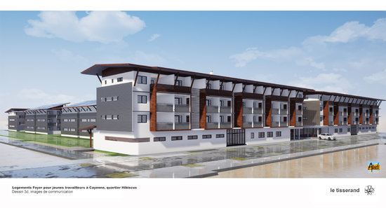 Design Habitat collectif Guyane