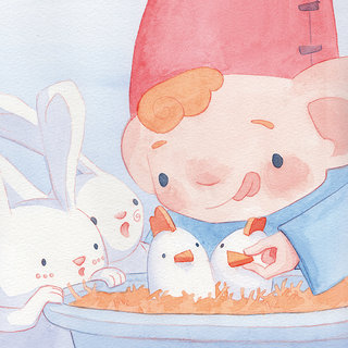 Un Repas chez les lapins de Pâques - Editions La Palissade