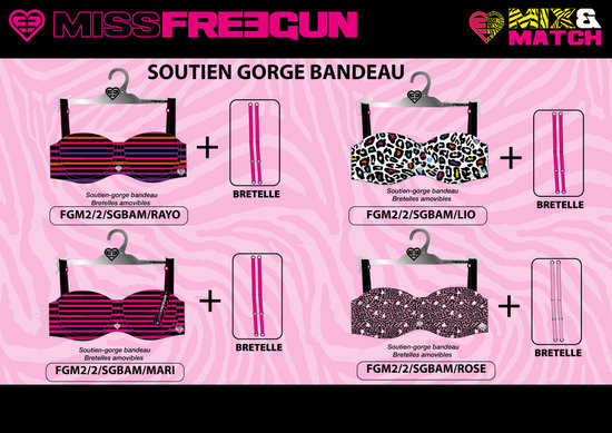 Création de collection de lingerie Femme &amp; Adolescente Miss Freegun
