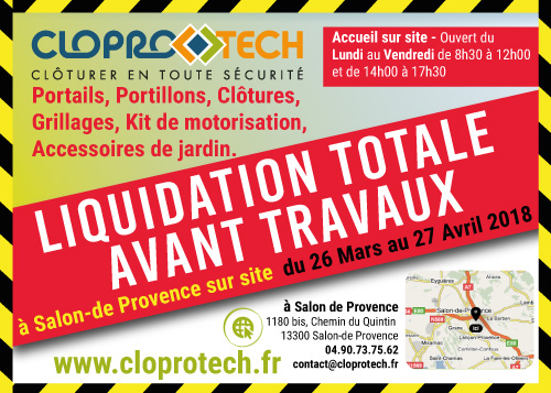 Publicité papier Flyer Cloprotech