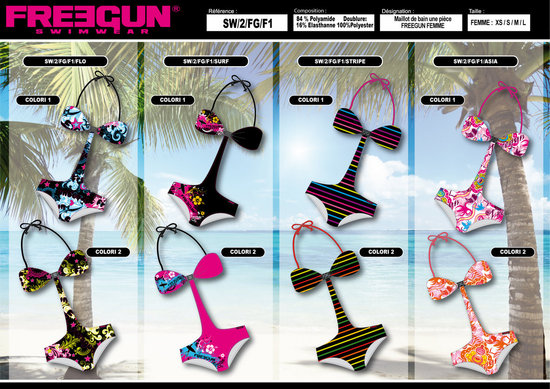 Collection de maillot femme &amp; Adolescente Miss Freegun