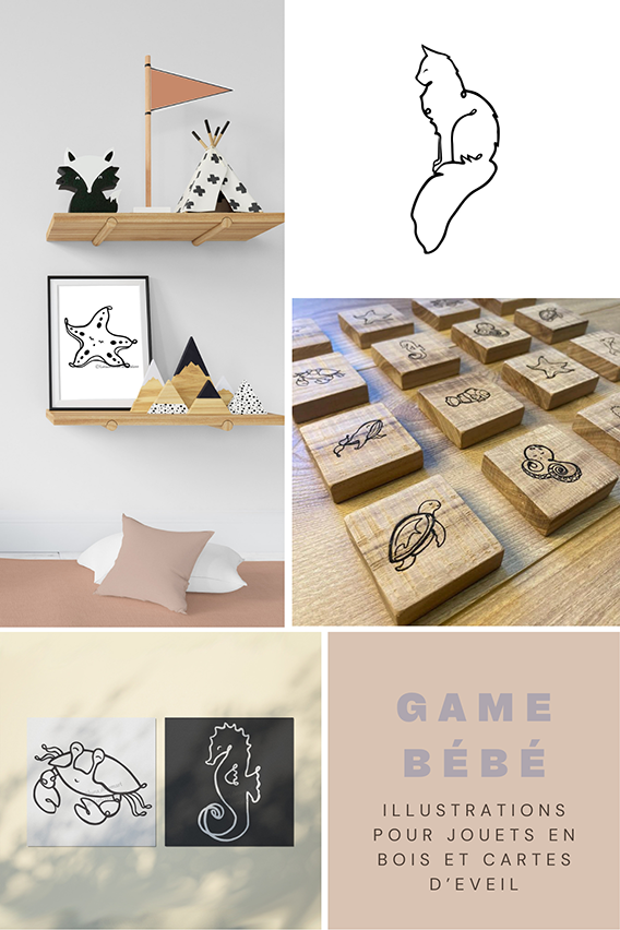 Univers visuel – jouets en bois