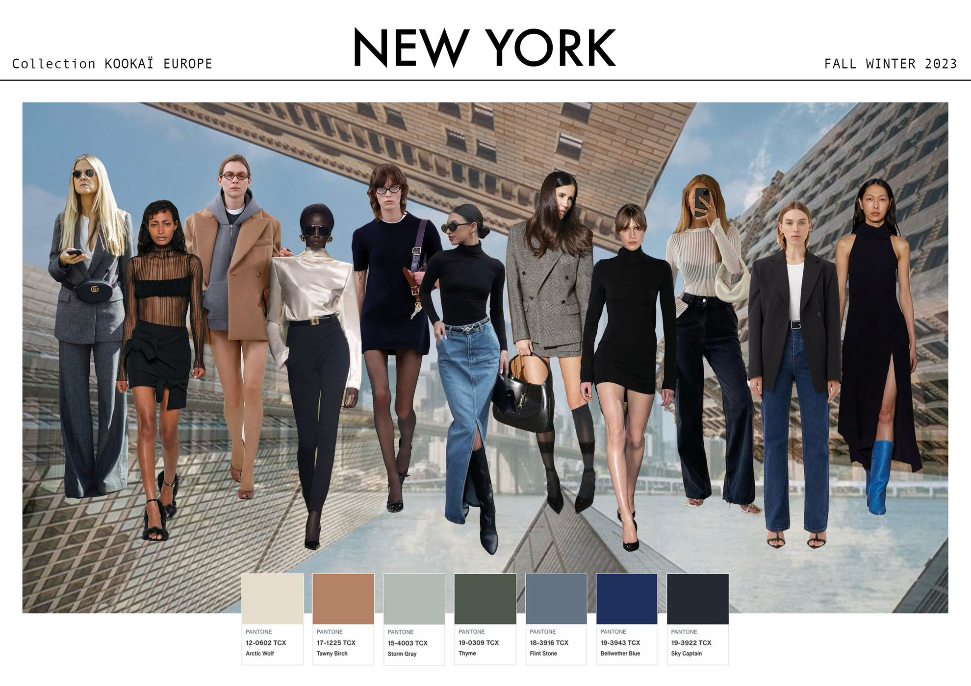 Moodboard NYC . KOOKAÏ FW23
