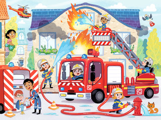 Puzzle Pompiers © Lito Editions