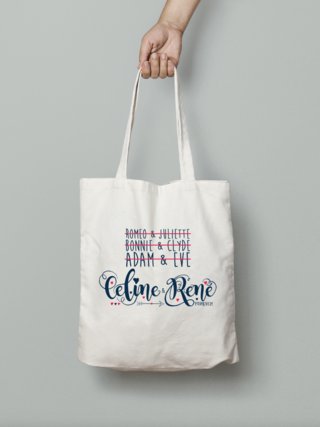 "Céline &amp; René forever" Tote bag illustration
