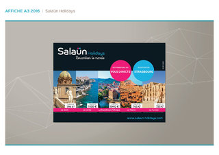 Affiche pour les salons - Salaün Holidays