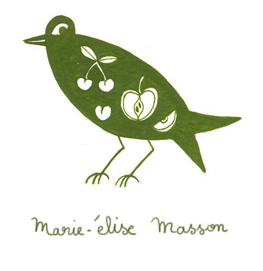 MARIE-ELISE MASSON :  Portfolio :Arbres et oiseaux