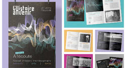 Communication pour le festival L'histoire à venir - Mily Cabrol-graphiste