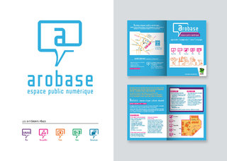 Arobase, Espace public numérique / Logo et plaquette