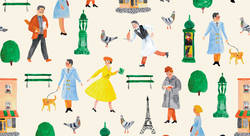 Walk in Paris - Anouchette Barbichette-illustrateur