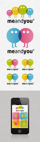 ME & YOU / logo, design de l'application