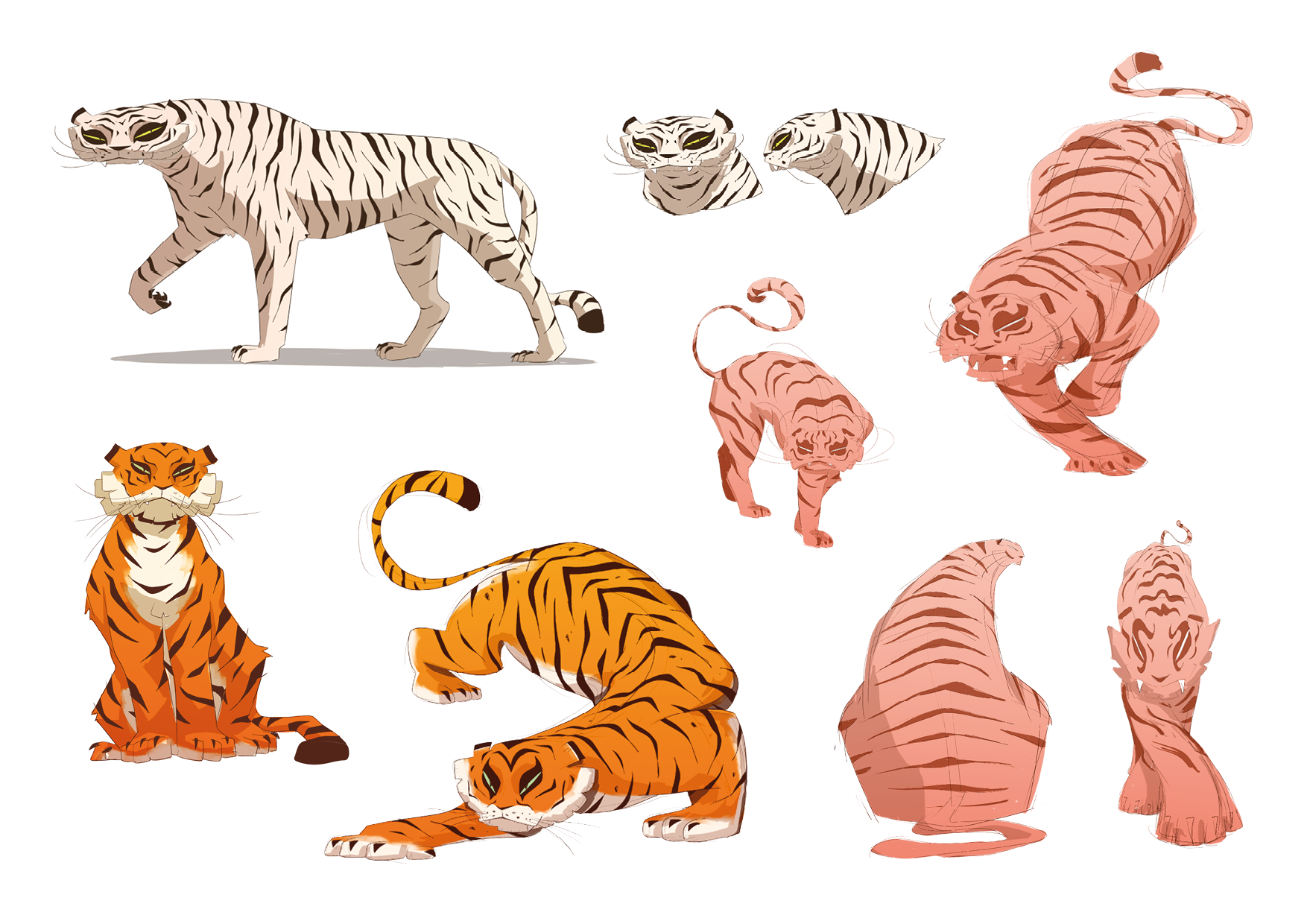 Féroce : Tigres design