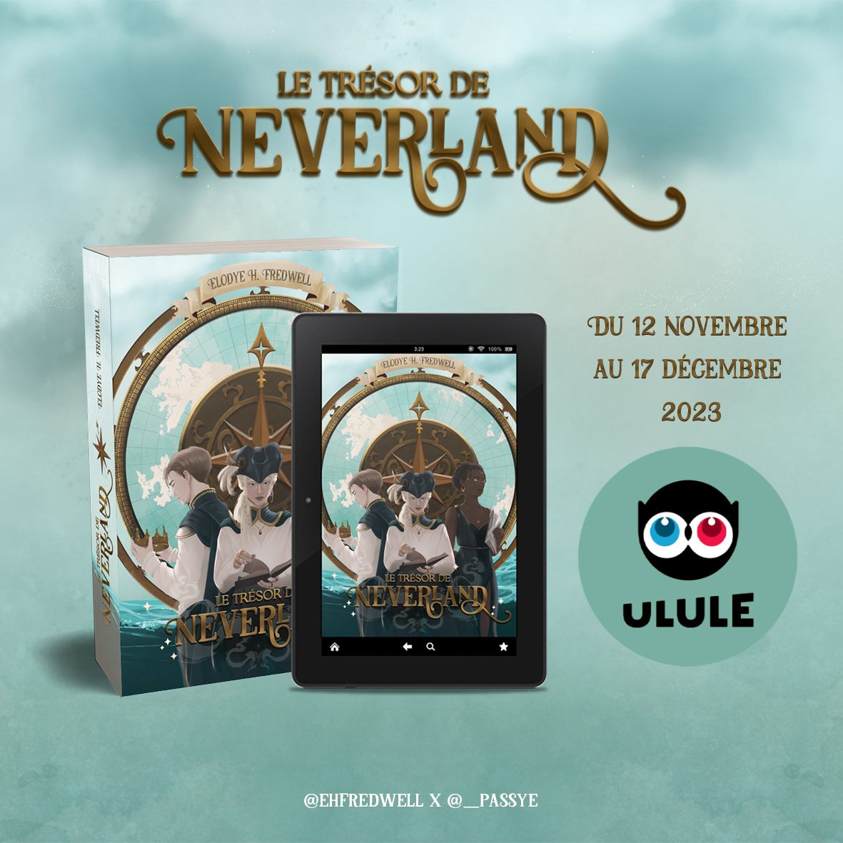 Couverture de roman- Le Trésor de Neverland