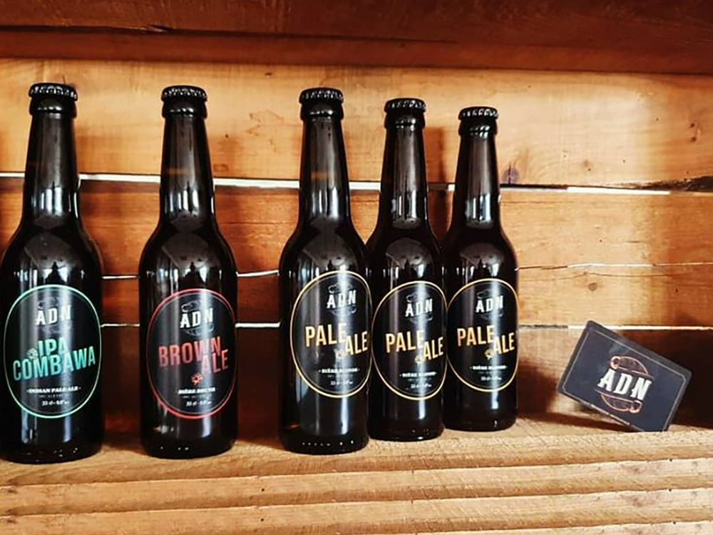 Etiquettes de bières et logo /// Brasserie ADN