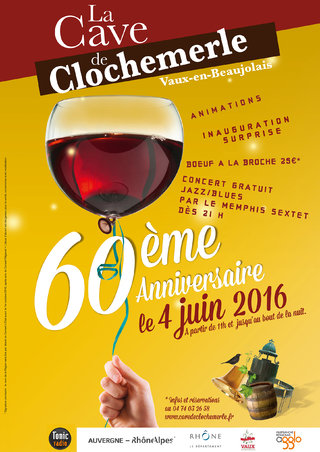 Cave de Clochemerle - Affiche 60ème anniversaire