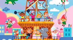 Cherche et Trouve panoramique - Susana Gurrea-illustrateur-jeunesse