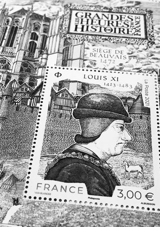 timbre La Poste - Grandes Heures Histoire de France - Louis XI.jpg