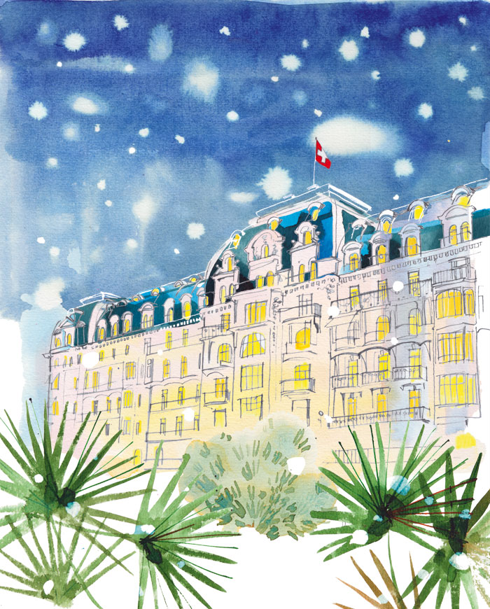 Fairmont Palace Hotel Montreux, magazine cover