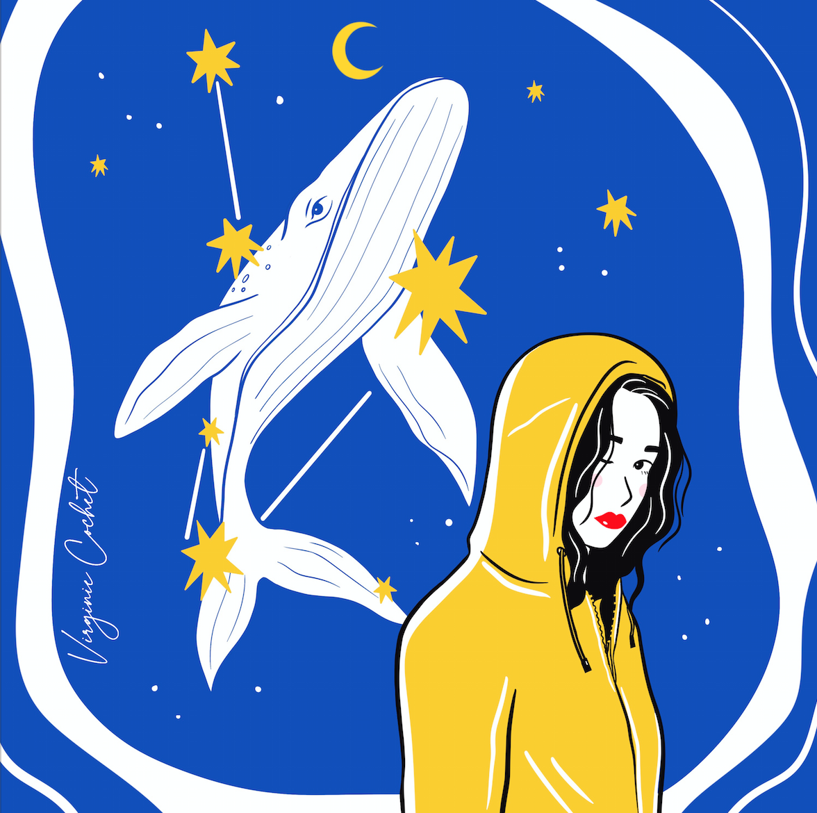 Whale and stars
