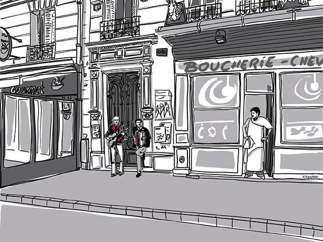 illustration pour un doc sur Renaud Séchan pour France 3